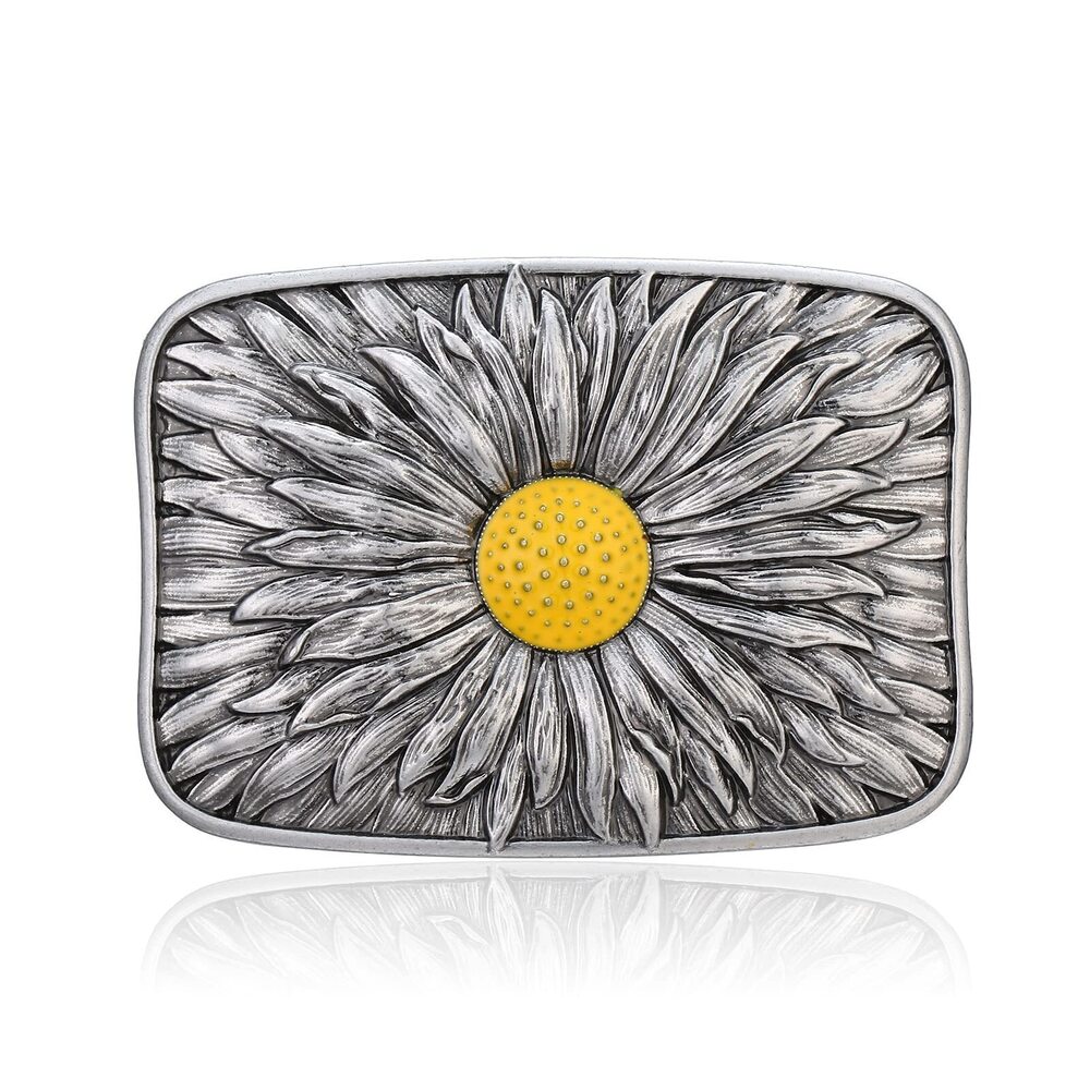 5203 Daisy Flower Western Retro Belt Buckle